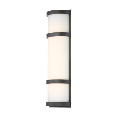 DWELED Latitude 20in LED Indoor and Outdoor Wall Light 3000K in Bronze WS-W526